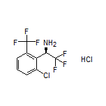 (R)-1-[2-Chloro-6-(trifluoromethyl)phenyl]-2,2,2-trifluoroethanamine Hydrochloride