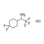 1-(4,4-Difluorocyclohexyl)-2,2,2-trifluoroethanamine Hydrochloride