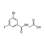 2-(3-Bromo-5-fluorobenzamido)acetic Acid