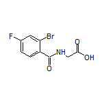 2-(2-Bromo-4-fluorobenzamido)acetic Acid