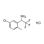 1-(5-Chloro-2-methylphenyl)-2,2,2-trifluoroethanamine Hydrochloride