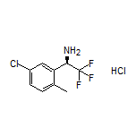 (R)-1-(5-Chloro-2-methylphenyl)-2,2,2-trifluoroethanamine Hydrochloride