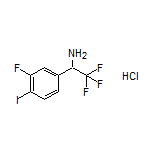 2,2,2-Trifluoro-1-(3-fluoro-4-iodophenyl)ethanamine Hydrochloride