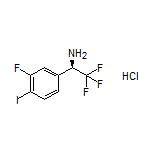 (R)-2,2,2-Trifluoro-1-(3-fluoro-4-iodophenyl)ethanamine Hydrochloride