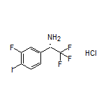 (S)-2,2,2-Trifluoro-1-(3-fluoro-4-iodophenyl)ethanamine Hydrochloride