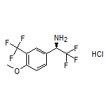 (R)-2,2,2-Trifluoro-1-[4-methoxy-3-(trifluoromethyl)phenyl]ethanamine Hydrochloride