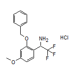 1-[2-(Benzyloxy)-4-methoxyphenyl]-2,2,2-trifluoroethanamine Hydrochloride