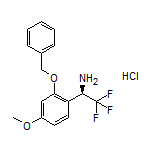 (R)-1-[2-(Benzyloxy)-4-methoxyphenyl]-2,2,2-trifluoroethanamine Hydrochloride