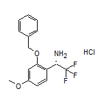 (S)-1-[2-(Benzyloxy)-4-methoxyphenyl]-2,2,2-trifluoroethanamine Hydrochloride