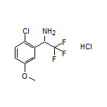 1-(2-Chloro-5-methoxyphenyl)-2,2,2-trifluoroethanamine Hydrochloride