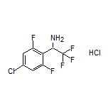 1-(4-Chloro-2,6-difluorophenyl)-2,2,2-trifluoroethanamine Hydrochloride