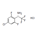 (S)-1-(4-Chloro-2,6-difluorophenyl)-2,2,2-trifluoroethanamine Hydrochloride