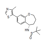 (S)-2-Methyl-N-[(S)-8-(4-methyl-5-thiazolyl)-2,3,4,5-tetrahydrobenzo[b]oxepin-5-yl]propane-2-sulfinamide