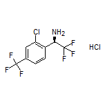 (R)-1-[2-Chloro-4-(trifluoromethyl)phenyl]-2,2,2-trifluoroethanamine Hydrochloride