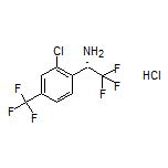 (S)-1-[2-Chloro-4-(trifluoromethyl)phenyl]-2,2,2-trifluoroethanamine Hydrochloride