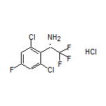 (S)-1-(2,6-Dichloro-4-fluorophenyl)-2,2,2-trifluoroethanamine Hydrochloride