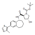 (2S,4R)-1-Boc-4-hydroxy-N-[(R)-2-(4-methyl-5-thiazolyl)-6,7,8,9-tetrahydro-5H-benzo[7]annulen-5-yl]pyrrolidine-2-carboxamide