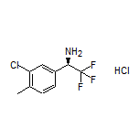 (R)-1-(3-Chloro-4-methylphenyl)-2,2,2-trifluoroethanamine Hydrochloride