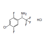 1-(4-Chloro-2,5-difluorophenyl)-2,2,2-trifluoroethanamine Hydrochloride