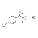 1-(4-Cyclopropylphenyl)-2,2,2-trifluoroethanamine Hydrochloride