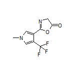 2-[1-Methyl-4-(trifluoromethyl)-3-pyrrolyl]oxazol-5(4H)-one