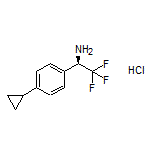 (R)-1-(4-Cyclopropylphenyl)-2,2,2-trifluoroethanamine Hydrochloride