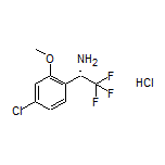 (S)-1-(4-Chloro-2-methoxyphenyl)-2,2,2-trifluoroethanamine Hydrochloride