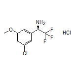 (R)-1-(3-Chloro-5-methoxyphenyl)-2,2,2-trifluoroethanamine Hydrochloride