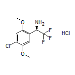 (R)-1-(4-Chloro-2,5-dimethoxyphenyl)-2,2,2-trifluoroethanamine Hydrochloride