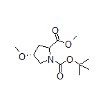 Methyl (4R)-1-Boc-4-methoxypyrrolidine-2-carboxylate