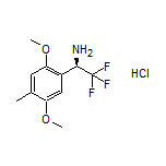 (R)-1-(2,5-Dimethoxy-4-methylphenyl)-2,2,2-trifluoroethanamine Hydrochloride