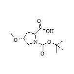 (4R)-1-Boc-4-methoxypyrrolidine-2-carboxylic Acid