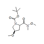 (4R)-1-Boc-N,4-dimethoxy-N-methylpyrrolidine-2-carboxamide