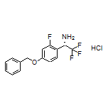 (S)-1-[4-(Benzyloxy)-2-fluorophenyl]-2,2,2-trifluoroethanamine Hydrochloride