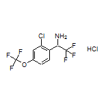 1-[2-Chloro-4-(trifluoromethoxy)phenyl]-2,2,2-trifluoroethanamine Hydrochloride