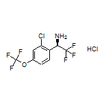 (R)-1-[2-Chloro-4-(trifluoromethoxy)phenyl]-2,2,2-trifluoroethanamine Hydrochloride