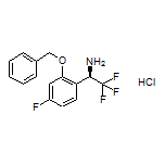 (R)-1-[2-(Benzyloxy)-4-fluorophenyl]-2,2,2-trifluoroethanamine Hydrochloride