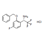 (S)-1-[2-(Benzyloxy)-4-fluorophenyl]-2,2,2-trifluoroethanamine Hydrochloride