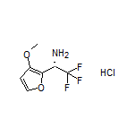 (S)-2,2,2-Trifluoro-1-(3-methoxy-2-furyl)ethanamine Hydrochloride