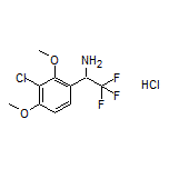 1-(3-Chloro-2,4-dimethoxyphenyl)-2,2,2-trifluoroethanamine Hydrochloride