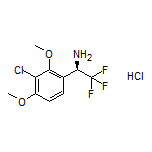 (R)-1-(3-Chloro-2,4-dimethoxyphenyl)-2,2,2-trifluoroethanamine Hydrochloride