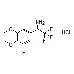 (R)-2,2,2-Trifluoro-1-(3-fluoro-4,5-dimethoxyphenyl)ethanamine Hydrochloride