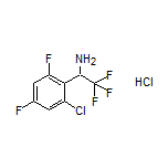 1-(2-Chloro-4,6-difluorophenyl)-2,2,2-trifluoroethanamine Hydrochloride