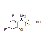 (R)-1-(2-Chloro-4,6-difluorophenyl)-2,2,2-trifluoroethanamine Hydrochloride