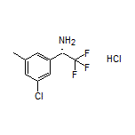 (S)-1-(3-Chloro-5-methylphenyl)-2,2,2-trifluoroethanamine Hydrochloride