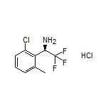 (R)-1-(2-Chloro-6-methylphenyl)-2,2,2-trifluoroethanamine Hydrochloride