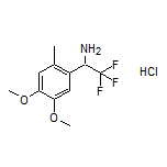 1-(4,5-Dimethoxy-2-methylphenyl)-2,2,2-trifluoroethanamine Hydrochloride