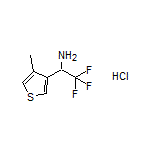 2,2,2-Trifluoro-1-(4-methyl-3-thienyl)ethanamine Hydrochloride