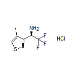 (R)-2,2,2-Trifluoro-1-(4-methyl-3-thienyl)ethanamine Hydrochloride