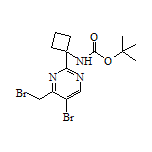 1-[5-Bromo-4-(bromomethyl)-2-pyrimidinyl]-N-Boc-cyclobutanamine